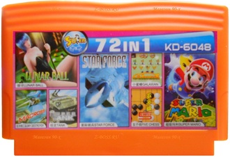 Сборник игр для Денди 72-in-1 (KD-6048)