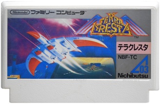 Terra Cresta, Игра для Денди, Famicom Nintendo, made in Japan.