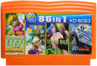 Сборник игр для Денди 86-in-1 (KD-6053)