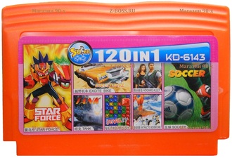 Сборник игр для Денди 120-in-1 (KD-6143)