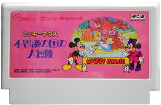 Mickey Mouse, Игра для Денди, Famicom Nintendo, made in Japan.