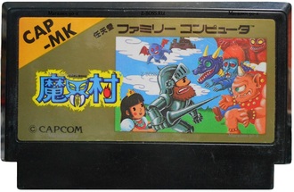 Makai Mura Ghosts n Goblins, Игра для Денди Famicom Nintendo. Made in Japan.