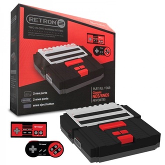 Видео приставка &quot;Retron 2&quot; черный (NES/SNES)