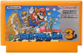 Super Mario Bros 3, Игра для Денди, Famicom Nintendo, made in Japan.