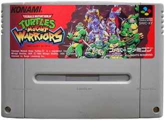 Turtles mutant Warriors, no box, Игра для Nintendo Super Famicom NTSC-Japan