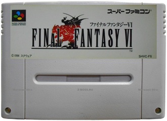 &quot;Final fantasy 6&quot; no box, Игра для Nintendo Super Famicom NTSC-Japan